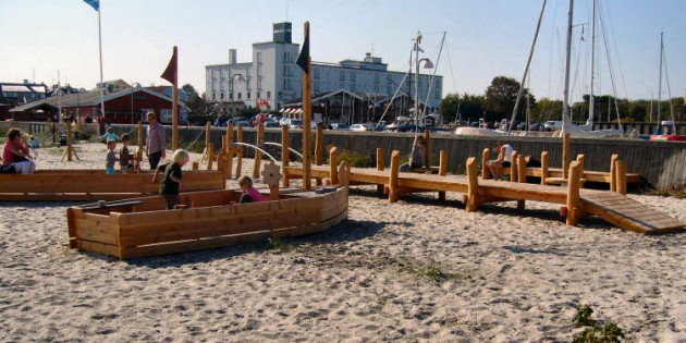 Hornbæk havn strandlegeplads